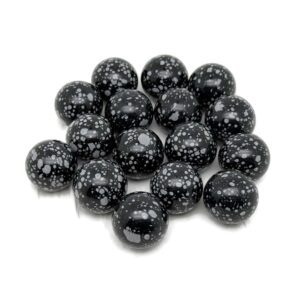 Snowflake Obsidian Sphere Gemstone – Crystal Sphere - Healing Stone – Crystal Ball – Crystal Décor – 20mm - SP1066