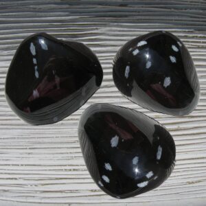 Snowflake Obsidian Massage Stone – Large Tumbled Obsidian for Healing, Grounding & Chakra Balancing, Crystal Therapy Stone, Reiki Gift