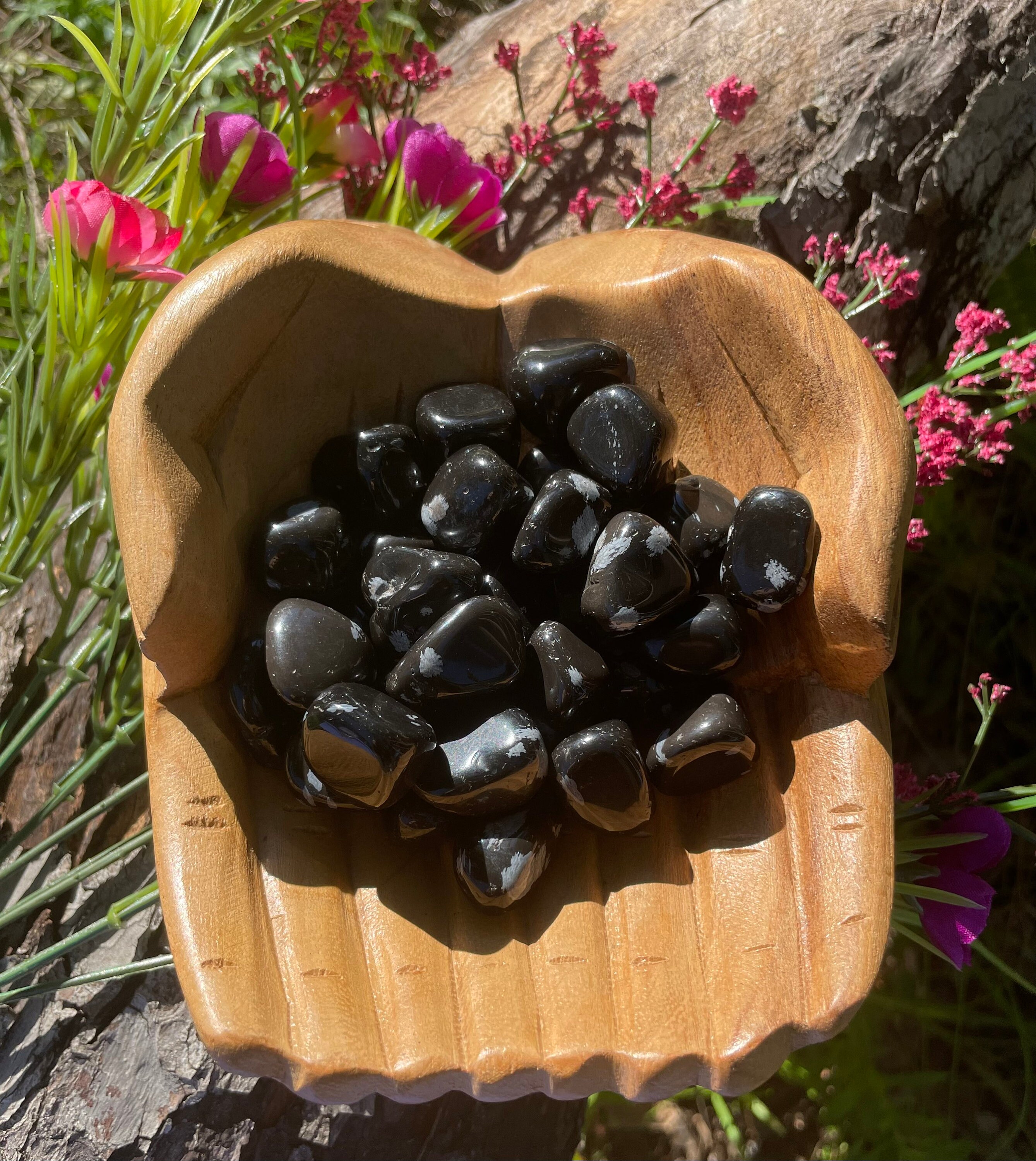 Snowflake Obsidian, Snowflake Obsidian Tumble, Qty. 1