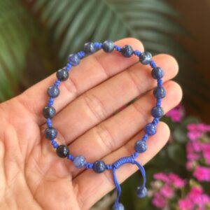 Adjustable Sodalite Crystal Bracelet