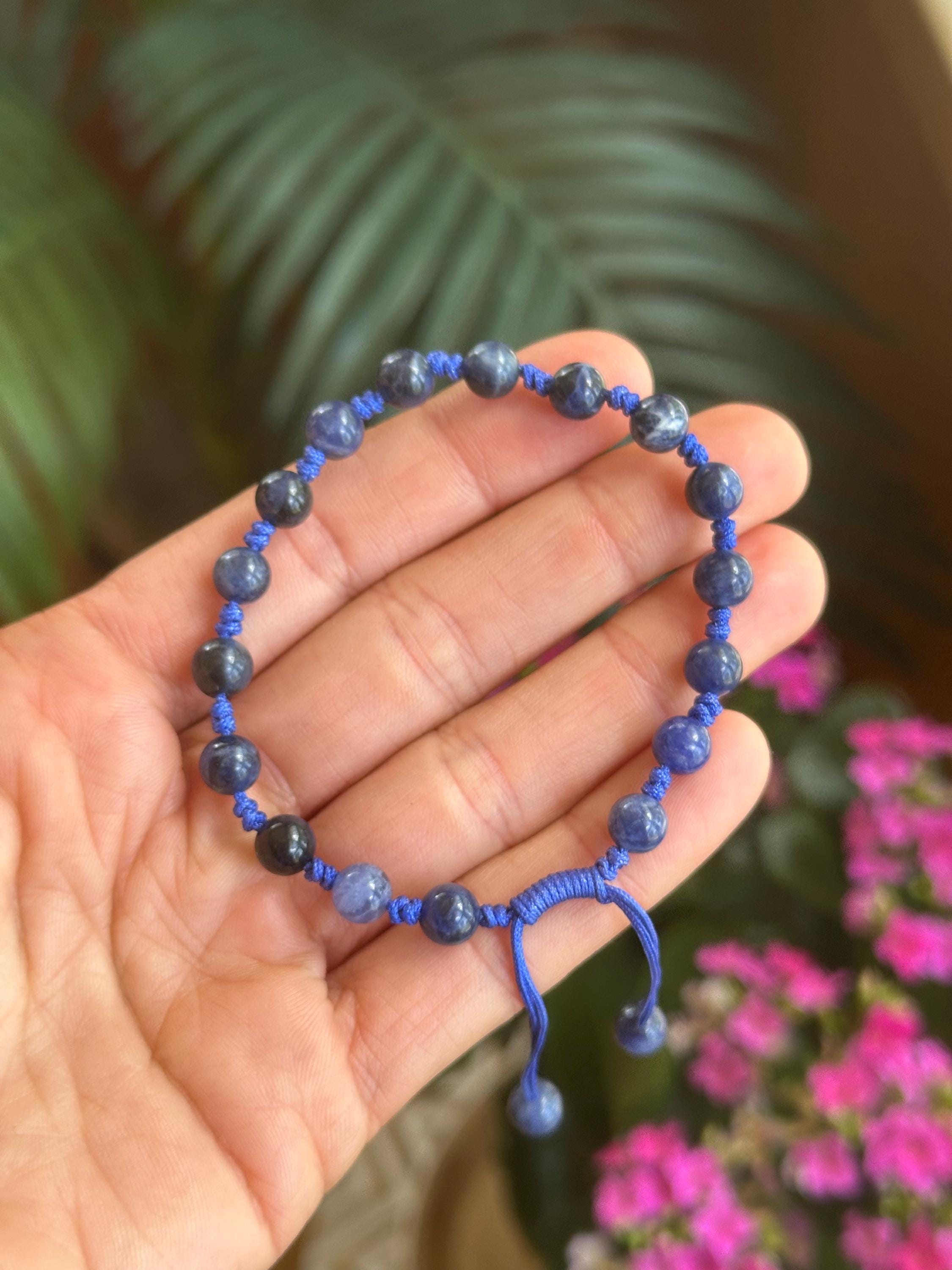 Adjustable Sodalite Crystal Bracelet
