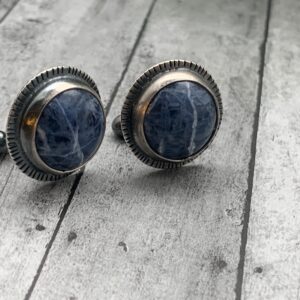 Sodalite Artisan Cuff Links