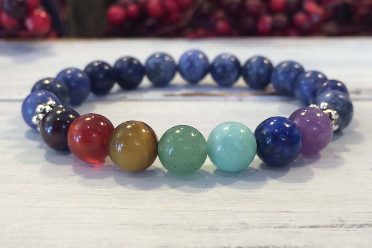 Third Eye Chakra Bracelet, Sodalite Chakra Wrist Mala, Balancing Chakras, Healing For Intuition, Wisdom, Clarity, Inspiration, And Vision Third Eye Chakra Bracelet, Sodalite Chakra Wrist Mala, Balancing Chakras, Healing For Intuition, Wisdom, Clarity, Inspiration, And Vision