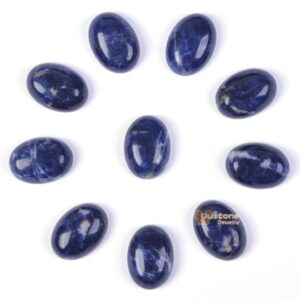 18mm Sodalite gemstone oval cab cabochon 18mm Sodalite gemstone oval cab cabochon