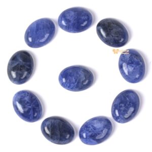 20mm Sodalite oval flatback cab cabochon DIY jewelry making