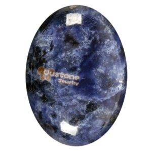 25mm Sodalite oval flatback cab cabochon