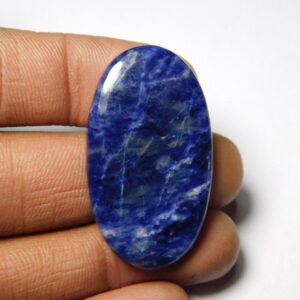 Sodalite Cabochon, Loose Gemstone, 38x21mm 35cts Sodalite Cabochon, Loose Gemstone, 38x21mm 35cts
