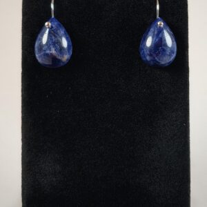 Sodalite And Sterling Silver Earrings Handmade By Chris Hay Sodalite And Sterling Silver Earrings Handmade By Chris Hay