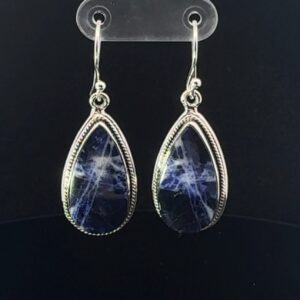 Sterling Silver Sodalite Earrings