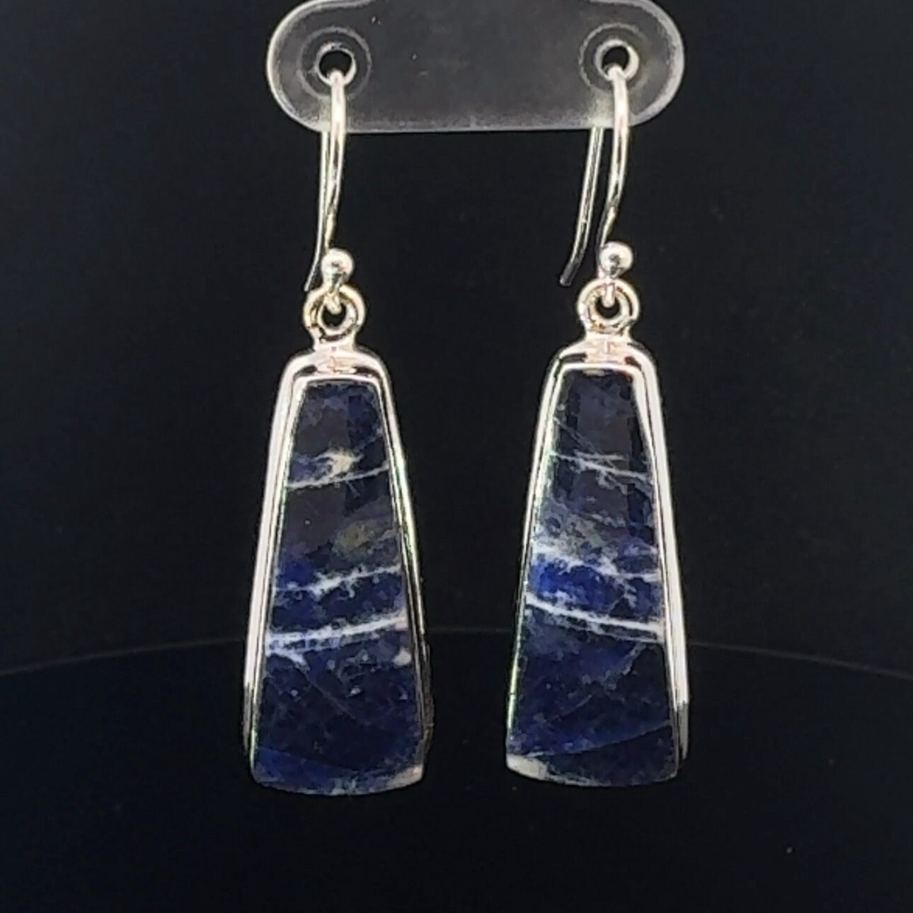 Sterling Silver Sodalite Earrings