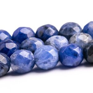 5-6mm Blue Sodalite Beads Grade Aaa Genuine Natural Gemstone Faceted Round Loose Beads 15" / 7.5"bulk Lot Options (119134)