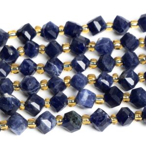 6mm Dark Blue Sodalite Beads Grade Aa Genuine Natural Gemstone Faceted Cube Loose Beads 15"/7.5" Bulk Lot Options