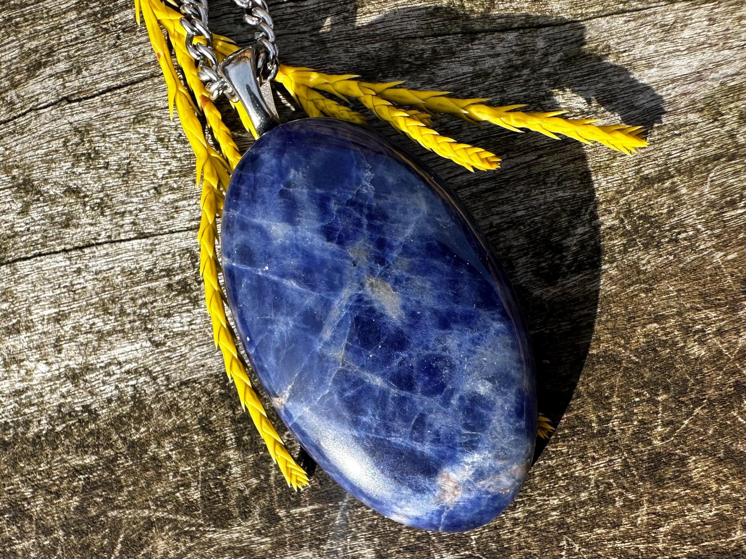Sodalite Healing Stone Necklace!