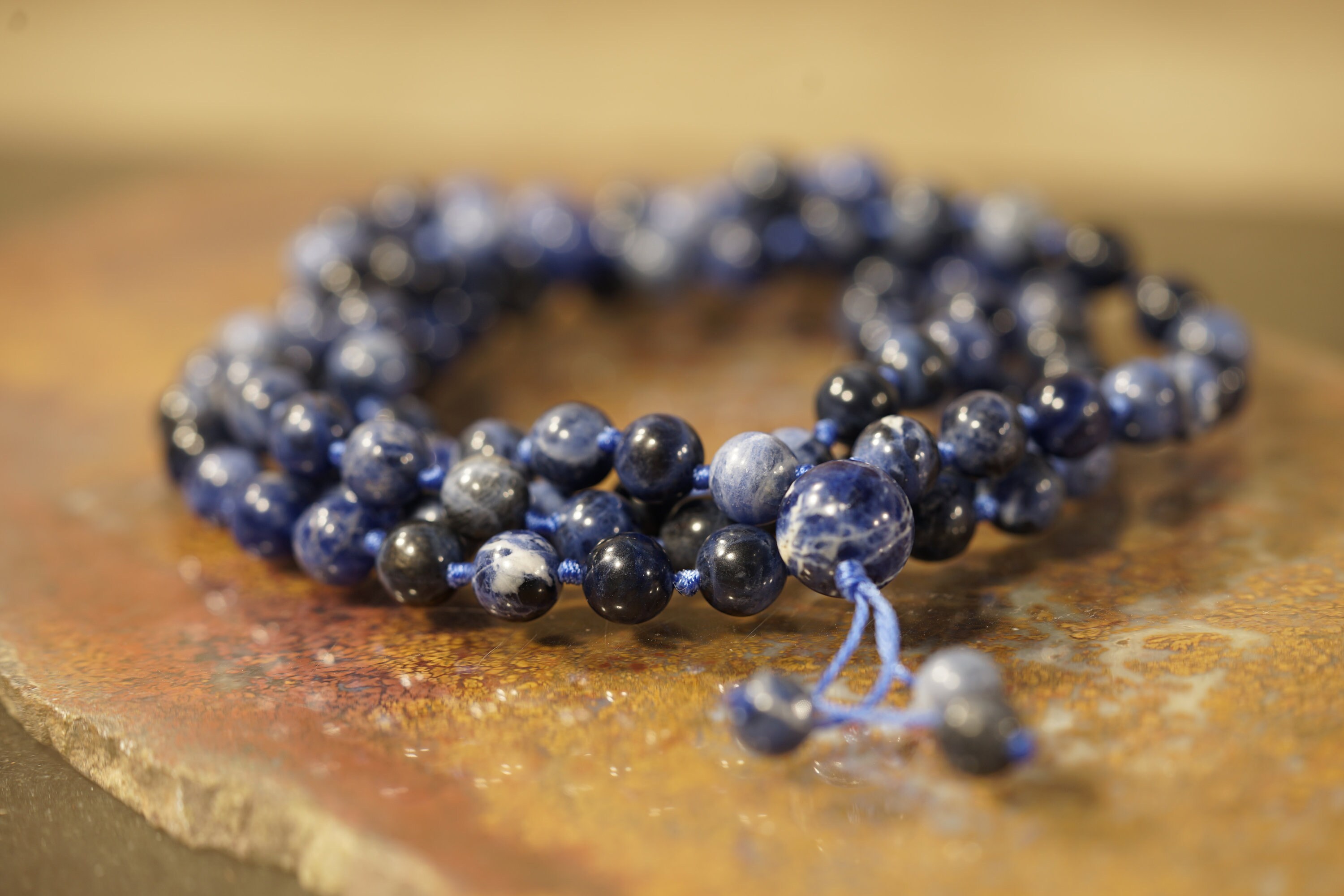 Sodalite Mala Necklace • Intuitive Spirit Jewelry • 4mm • 6mm • 8mm • 10mm • 108+1 • Inner Compass Mala • Calm The Mind Necklace • Ag4751 Sodalite Mala Necklace • Intuitive Spirit Jewelry • 4mm • 6mm • 8mm • 10mm • 108+1 • Inner Compass Mala • Calm The Mind Necklace • Ag4751