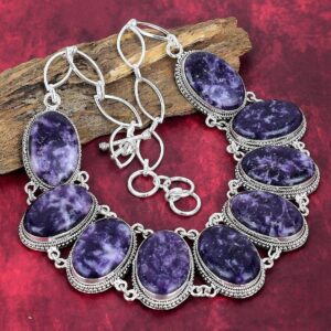 Natural Sodalite Necklace, 925 Sterling Silver Jewelry, Gemstone Necklace, Necklace Adjustable Chain Handmade Gift, Thanksgiving Gift Natural Sodalite Necklace, 925 Sterling Silver Jewelry, Gemstone Necklace, Necklace Adjustable Chain Handmade Gift, Thanksgiving Gift