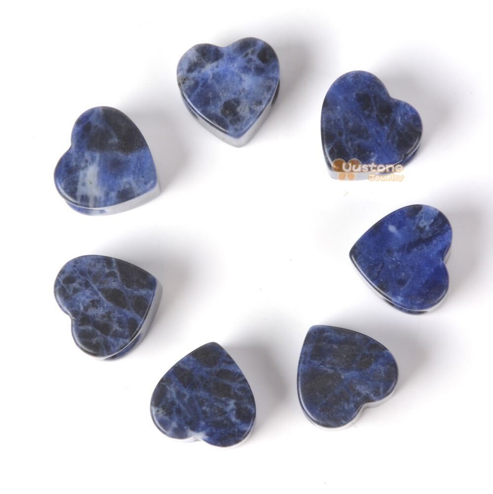 14mm Natural Sodalite Heart Shaped Large Hole Bead For Diy Jewelry Making Beads 14mm Natural Sodalite Heart Shaped Large Hole Bead For Diy Jewelry Making Beads
