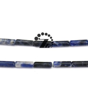Sodalite,15" full strand natural Sodalite Beads,smooth tube beads,genuine Sodalite stone,Polished Stones,Healing Stone,4x13mm Sodalite,15" full strand natural Sodalite Beads,smooth tube beads,genuine Sodalite stone,Polished Stones,Healing Stone,4x13mm