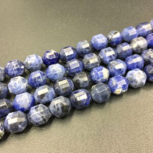 Faceted Sodalite Beads Blue Sodalite Bicone Beads Barrel Beads Crystal Gemstone Beads Supplies 8/10mm Jewelry making 15.5" strand Faceted Sodalite Beads Blue Sodalite Bicone Beads Barrel Beads Crystal Gemstone Beads Supplies 8/10mm Jewelry making 15.5" strand