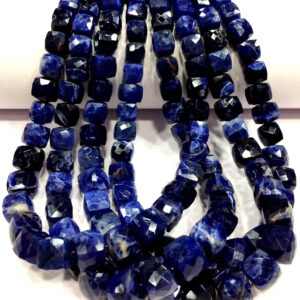 Natural Sodalite Faceted Cube Shape Beads Rare Sodalite Cube Beads Strand Blue Sodalite Box Sodalite Gemstone Beads Top Quality. Natural Sodalite Faceted Cube Shape Beads Rare Sodalite Cube Beads Strand Blue Sodalite Box Sodalite Gemstone Beads Top Quality.