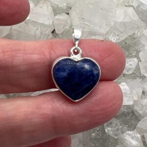 Petite Sodalite Heart Pendant Petite Sodalite Heart Pendant