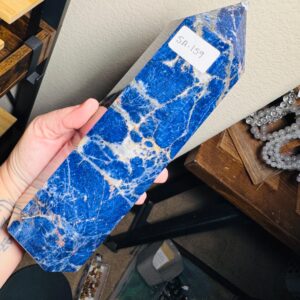 Large Sodalite Tower | Sodalite Crystal Tower | Blue crystal tower