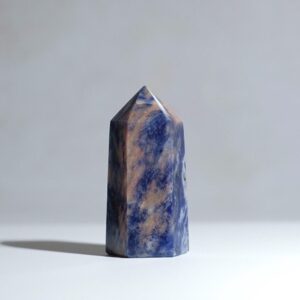Pink + Blue Sodalite Point | Sodalite Crystal Tower