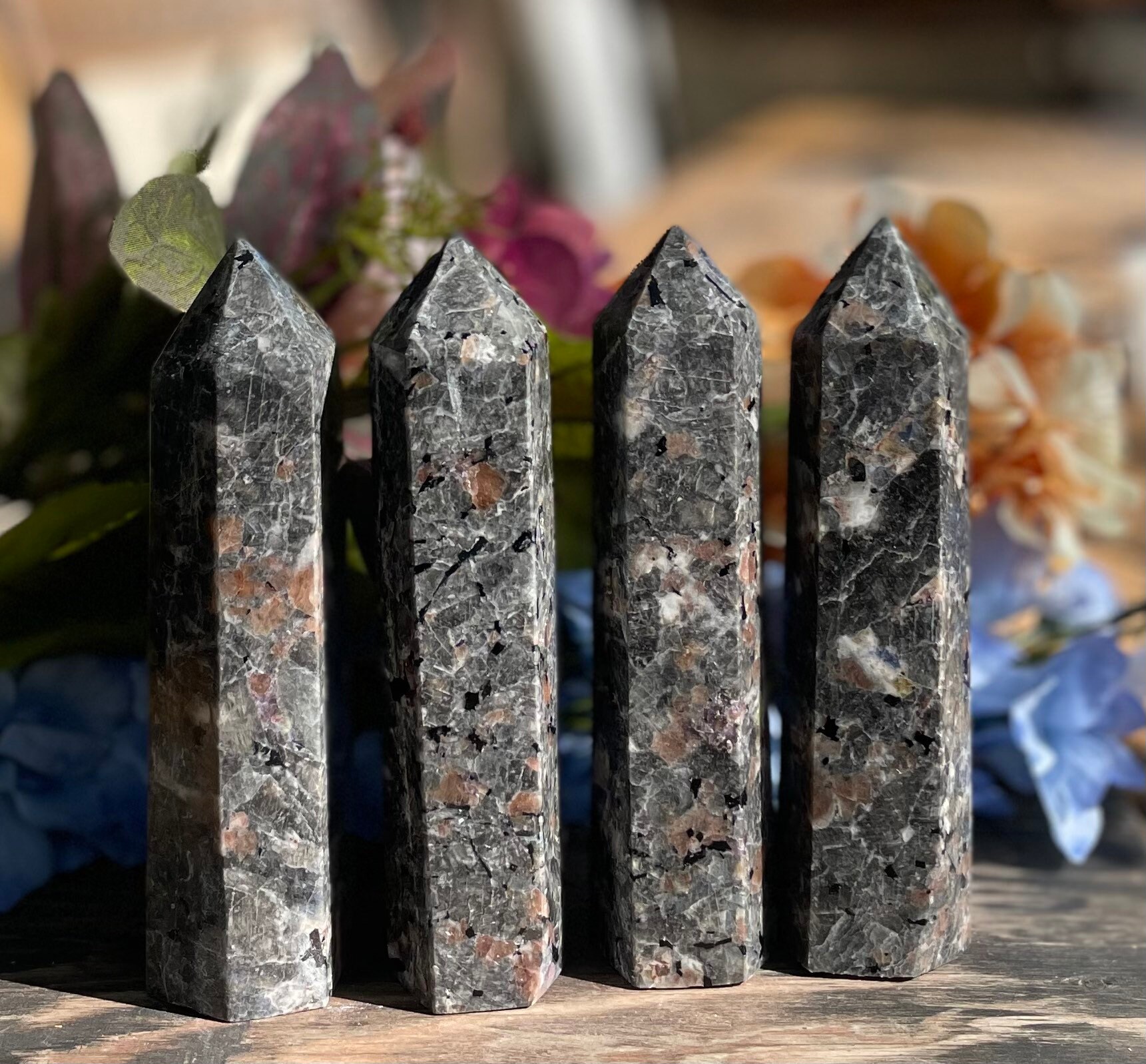 Sodalite Syenite Tower, Fluorescent Sodalite, Fluorescent Sodalite Syenite Qty. 1