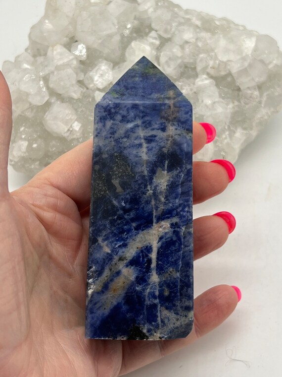 Sodalite Tower - 4 3/8"