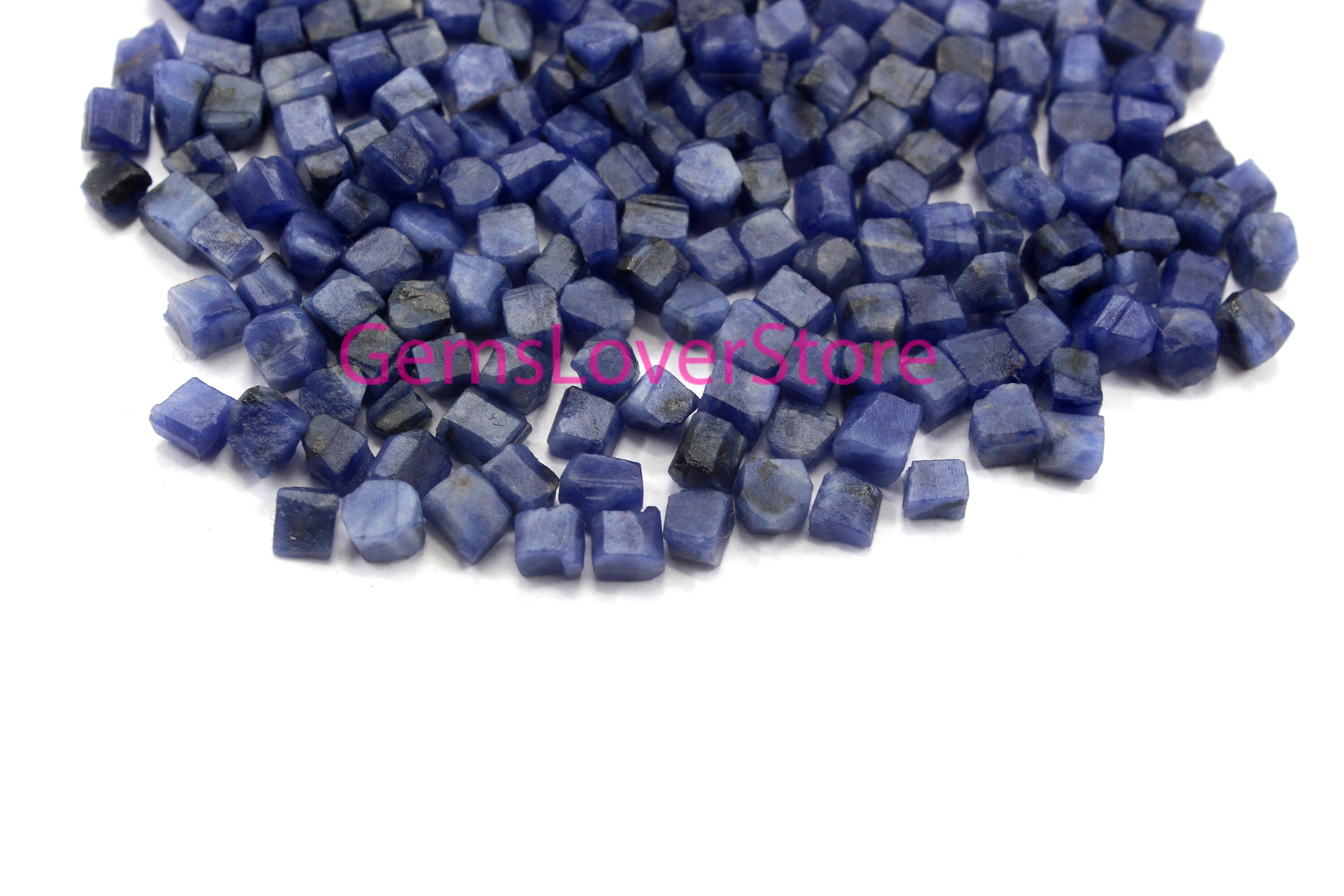 50 Tiny Sodalite Raw Gemstone Pieces: Natural Rough Crystals (2-4 Mm) 50 Tiny Sodalite Raw Gemstone Pieces: Natural Rough Crystals (2-4 Mm)