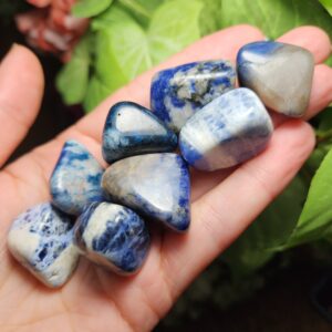 Blue Sodalite Crystal (.75-1") - Natural Polished Blue Sodalite Specimen