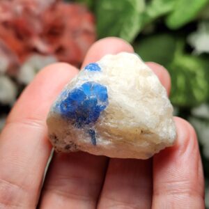 Blue Hackmanite Specimen: Raw Hackmanite Crystal, Uv Reactive Sodalite