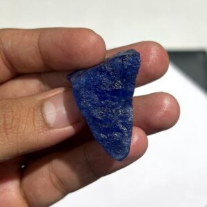 Glowing Raw Blue Sodalite Rough Stone | Raw Natural Crystal 24.6g 40x25x20mm