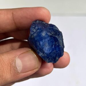 Natural Blue Sodalite Rough | Uncut Crystal Piece 20g 33x19x20mm