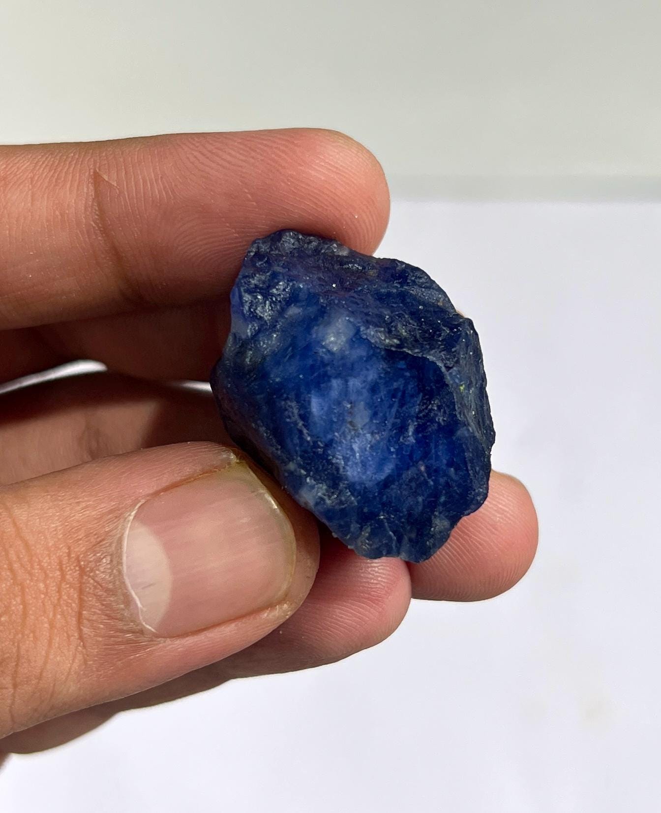 Natural Blue Sodalite Rough | Uncut Crystal Piece 20g 33x19x20mm Natural Blue Sodalite Rough | Uncut Crystal Piece 20g 33x19x20mm