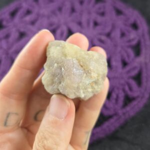 Rough Hackmanite Crystal Uv Reactive Stones Altar Stone Unique Richterite Sodalite Purple White Pakistan