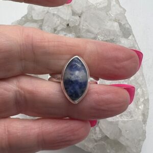 Sodalite Ring, Size 10 1/2