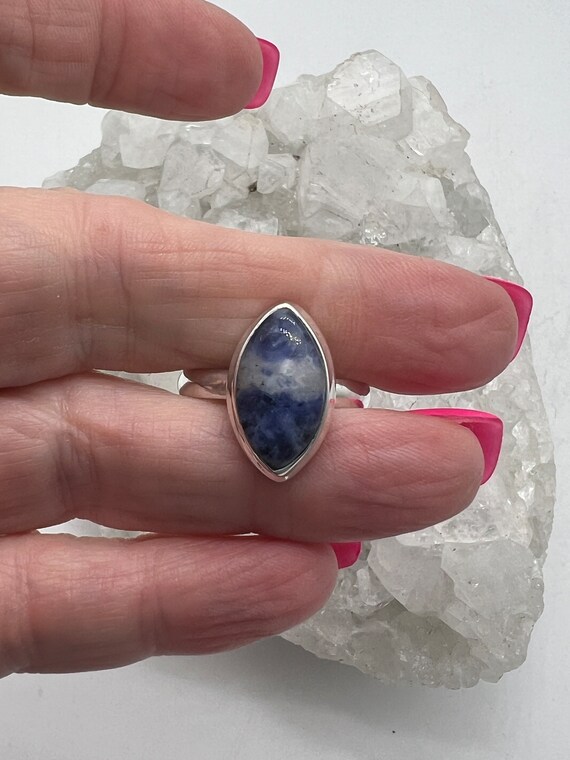Sodalite Ring, Size 10 1/2 Sodalite Ring, Size 10 1/2