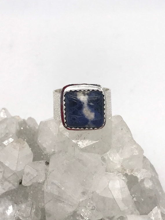 Sodalite Ring Size 9 1/2