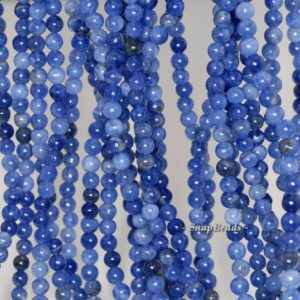 4mm Blueberry Sodalite Gemstone Blue Round 4mm Loose Beads 15.5 Inch Full Strand (90145532-246) 4mm Blueberry Sodalite Gemstone Blue Round 4mm Loose Beads 15.5 Inch Full Strand (90145532-246)