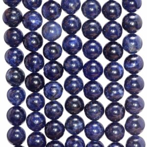 8mm Genuine Natural Sodalite Sapphire Blue Gemstone Grade Aaa Round Loose Beads (495) 8mm Genuine Natural Sodalite Sapphire Blue Gemstone Grade Aaa Round Loose Beads (495)