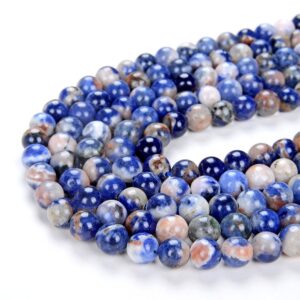 Sodalite Gemstone Grade Aaa Round 6mm 8mm Loose Beads (d3) Sodalite Gemstone Grade Aaa Round 6mm 8mm Loose Beads (d3)