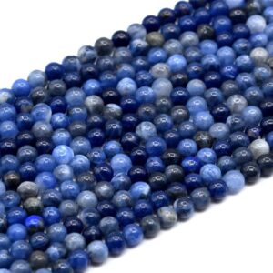 Genuine Natural Sodalite Loose Beads Round Shape 3mm 4mm Genuine Natural Sodalite Loose Beads Round Shape 3mm 4mm