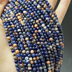 Natural Orange Sodalite Smooth Round Beads,4mm 6mm 8mm 10mm 12mm Sodalite Beads Wholesale Supply,one Strand 15",gematone Beads,blue Beads Natural Orange Sodalite Smooth Round Beads,4mm 6mm 8mm 10mm 12mm Sodalite Beads Wholesale Supply,one Strand 15",gematone Beads,blue Beads
