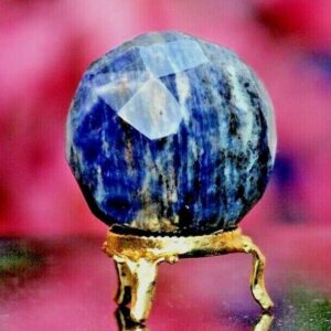 45MM Blue Sodalite Stone Sphere: Polished Reiki Healing Stone Ball 45MM Blue Sodalite Stone Sphere: Polished Reiki Healing Stone Ball