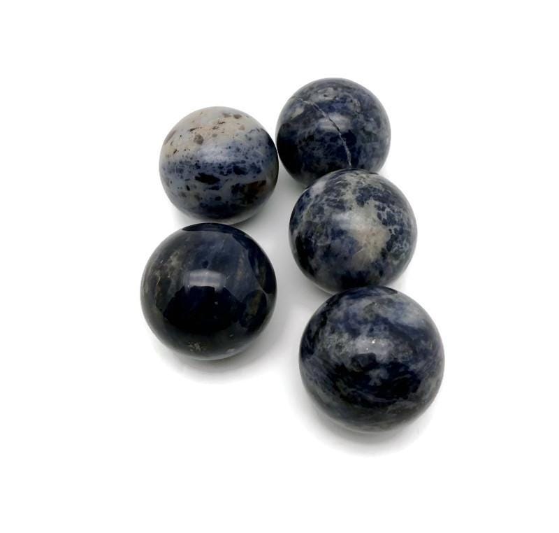 Sodalite Natural Crystal Sphere – Healing Crystal Balls For Home – 25mm - Sp1157