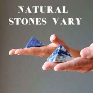 Sodalite Pyramid Blue Thinker Stone