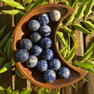 Sodalite Sphere, Sodalite, Qty. 1 Mini Sphere Sodalite Sphere, Sodalite, Qty. 1 Mini Sphere