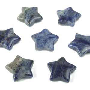Sodalite Star Gemstone – Star Carving Star –Natural Stone – Healing crystal – 3cm – ST1036 Sodalite Star Gemstone – Star Carving Star –Natural Stone – Healing crystal – 3cm – ST1036