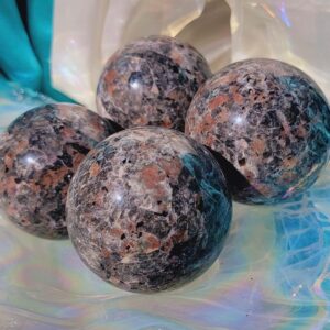 Sodalite Syenite Sphere, Fluorescent Sodalite, Fluorescent Sodalite Syenite, Qty. 1 Sodalite Syenite Sphere, Fluorescent Sodalite, Fluorescent Sodalite Syenite, Qty. 1