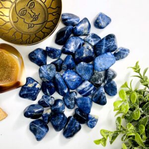 Blue Sodalite Tumbled Stones - Polished Gemstones, Jewelry Supplies Blue Sodalite Tumbled Stones - Polished Gemstones, Jewelry Supplies